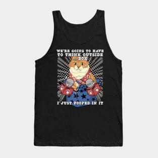 Funny Cat Meme I've Pooped into Box Tank Top